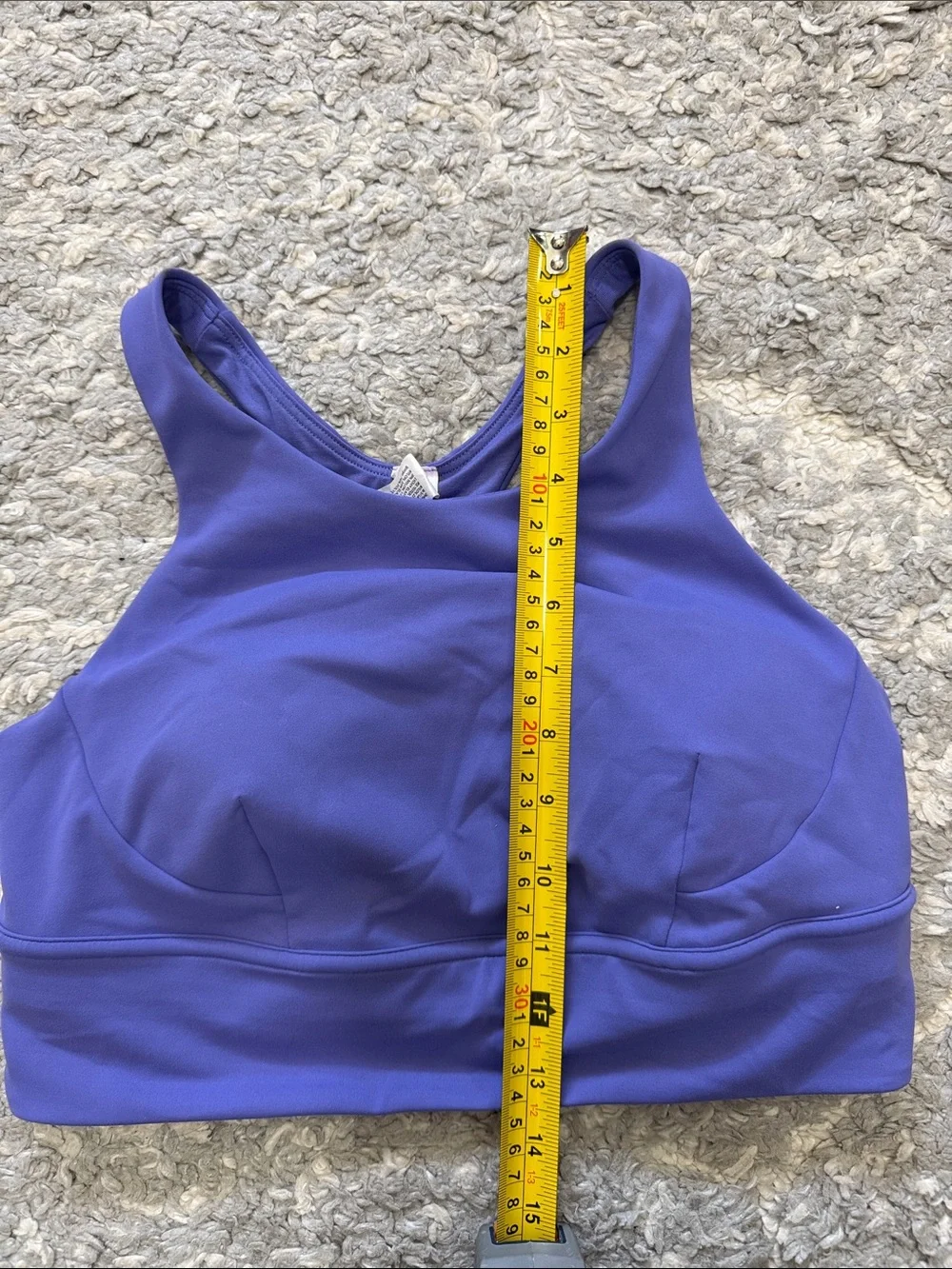 lululemon athletic Wunder Train purple racerback bra
